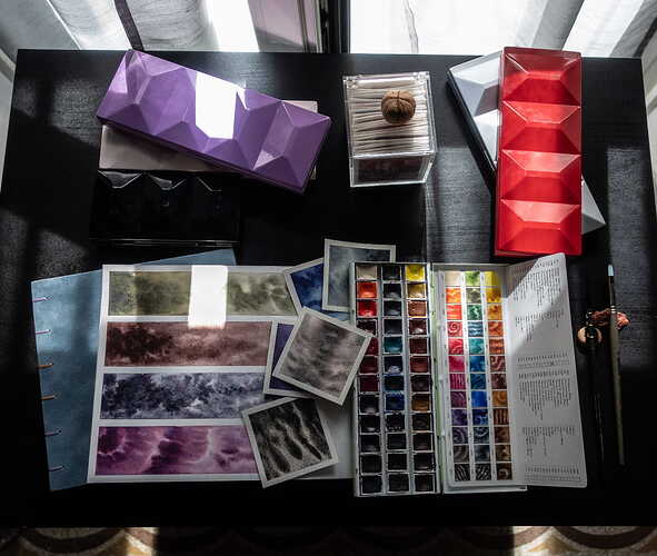 Daniel Smith - swatches